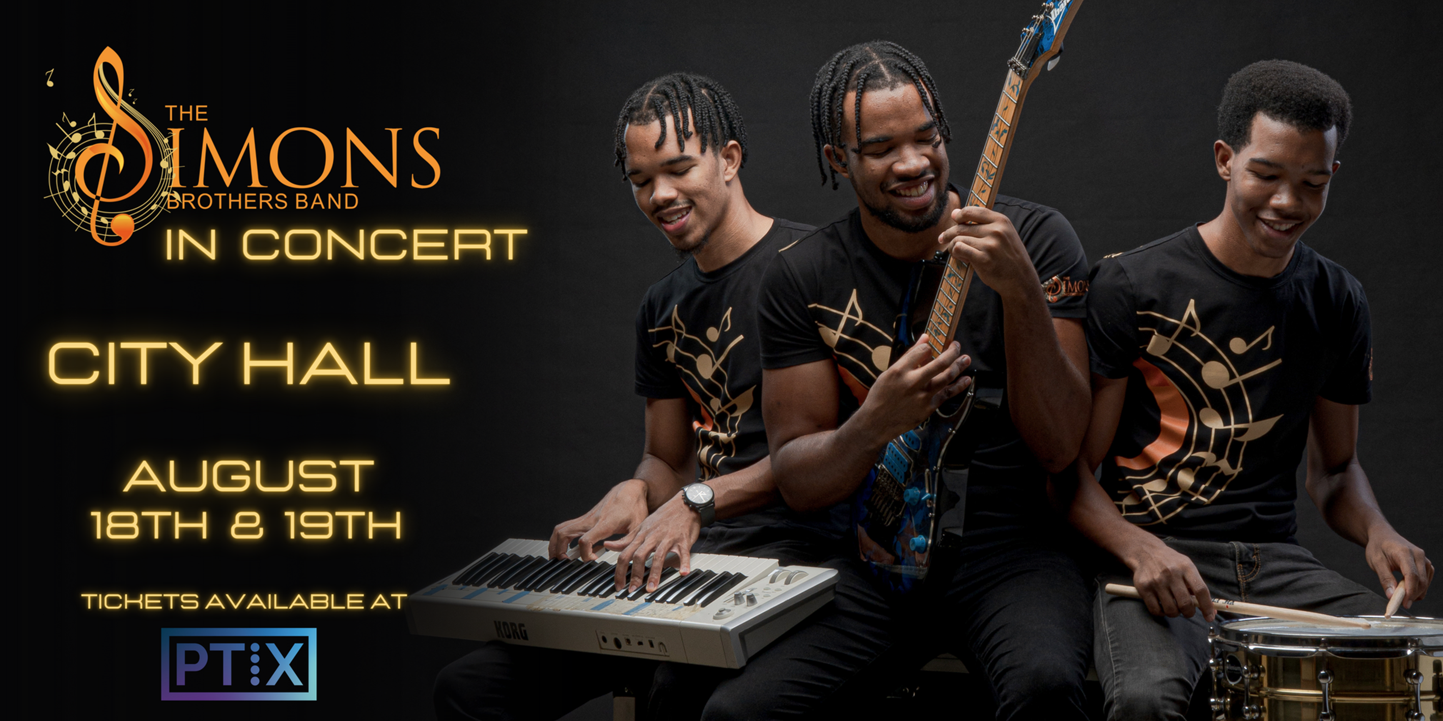 The Simons Brothers in concert